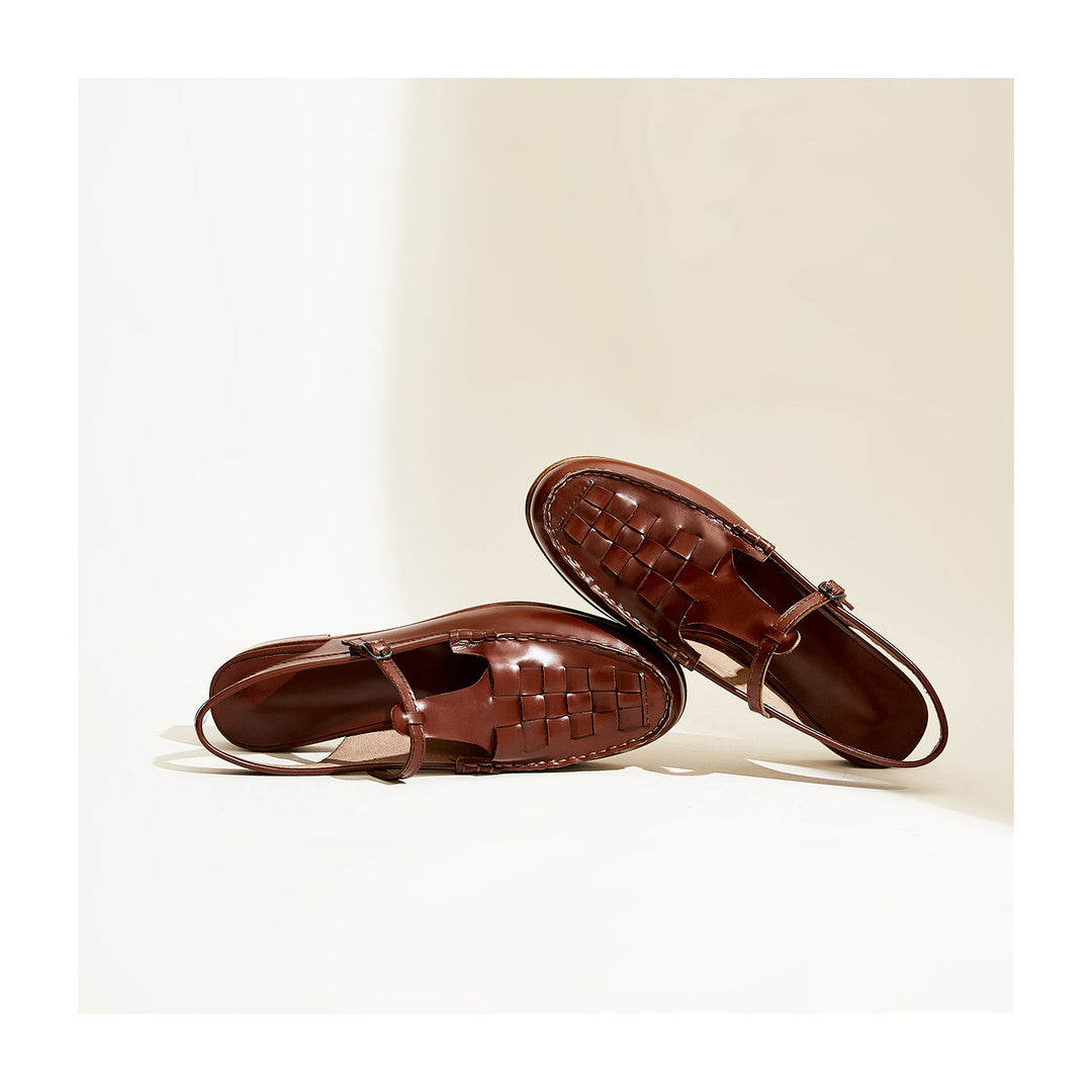 Eliara™ | Woven Charm Sandals
